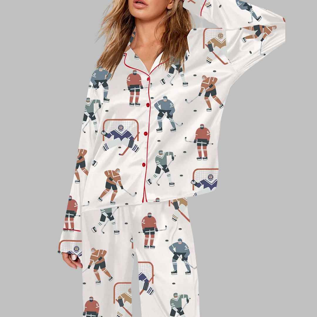 Hockey Player Pajama Set