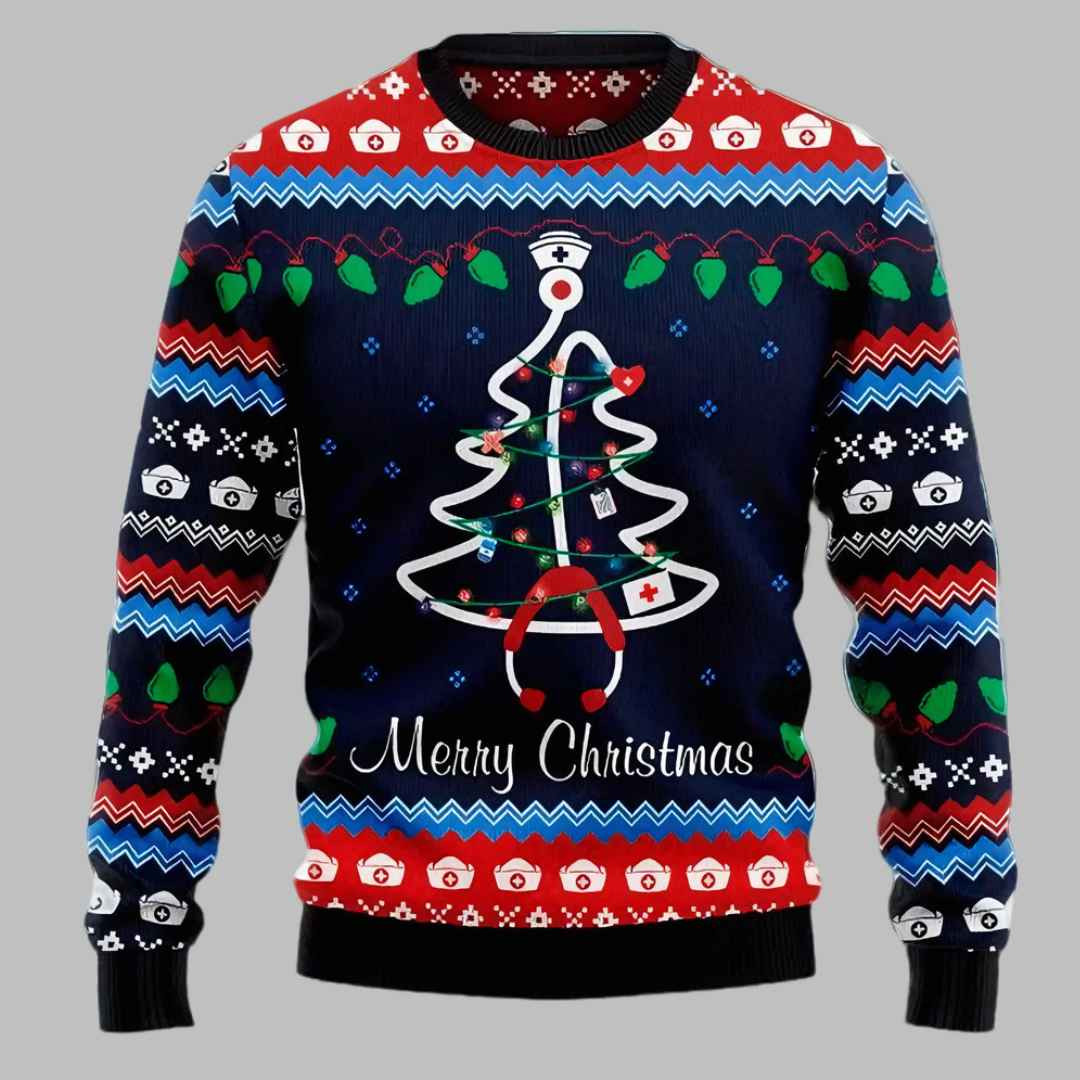 Nurse Merry Christmas Ugly Christmas Sweater