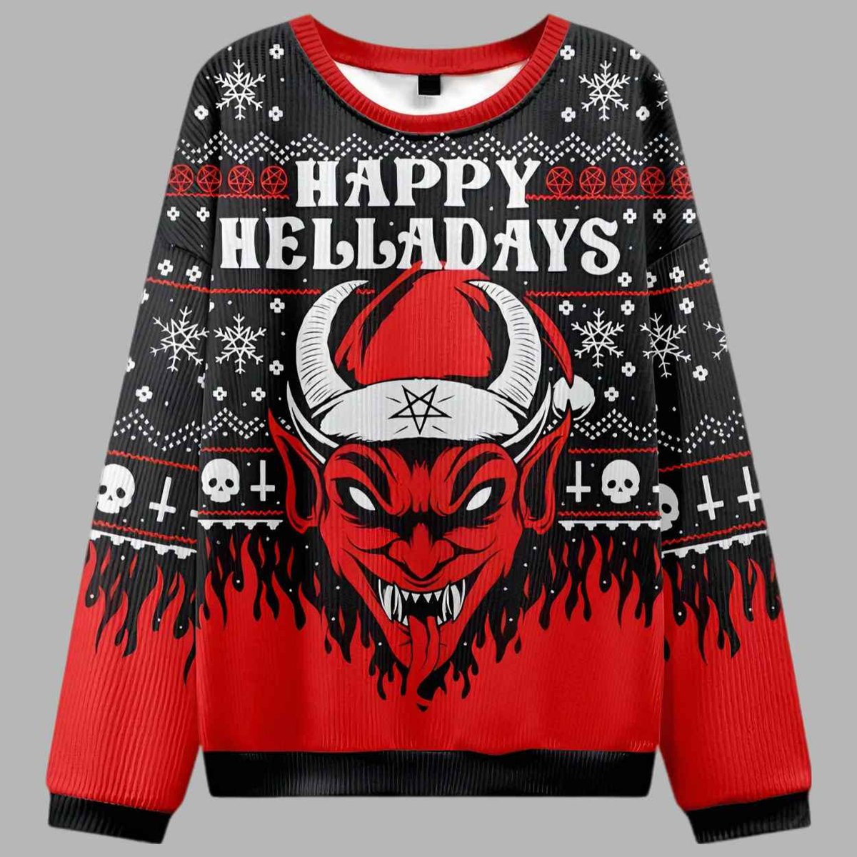 Happy Helladays Ugly Christmas Sweater