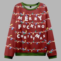 Merry Fucking Christmas Ugly Christmas Sweater
