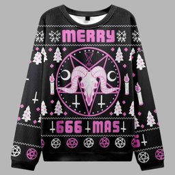 Merry 666 Mas Ugly Christmas Sweater