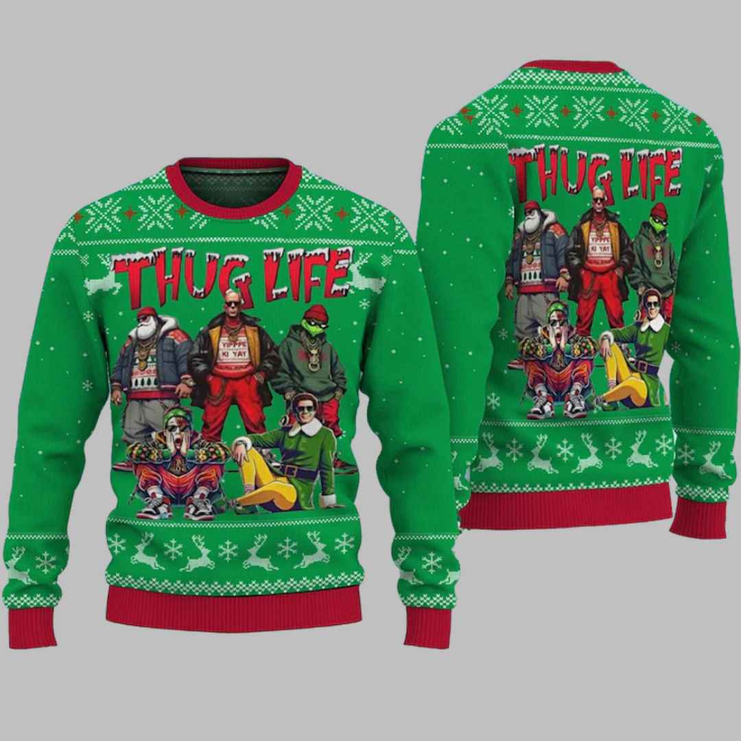 Thug Life Ugly Christmas Sweater