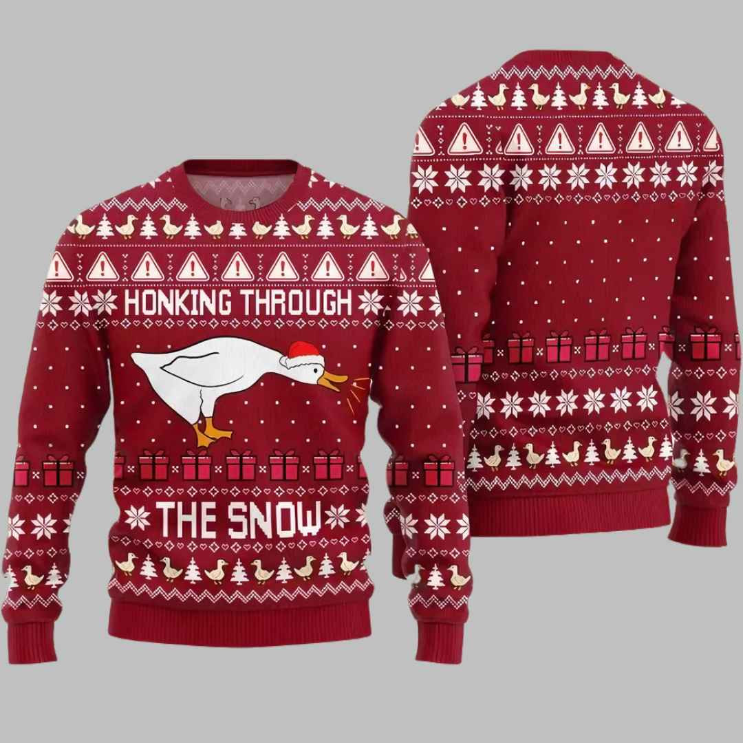 Christmas Goose Ugly Christmas Sweater