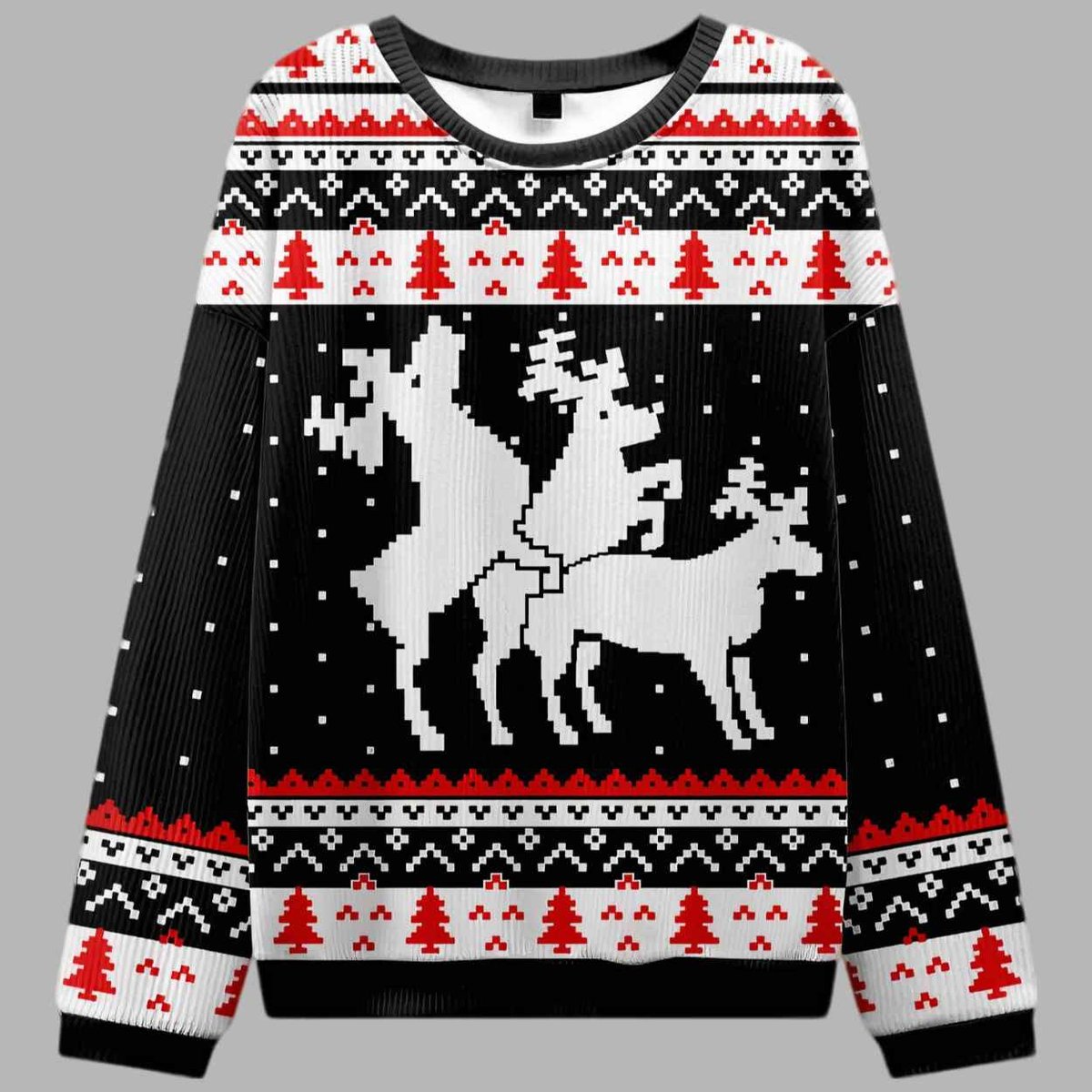 Fuck Elk Ugly Christmas Sweater