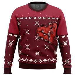 Susie The Legion Cozy Holidays Dead by Daylight Ugly Christmas Sweater