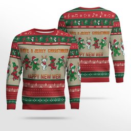 Grateful Dead Have A Jerry Christmas Happy Year Ugly Christmas Sweater