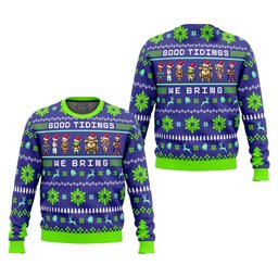 Chrono Trigger Good Tidings We Bring Ugly Christmas Sweater