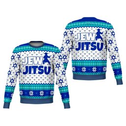 Jew Jitsu Ugly Christmas Sweater
