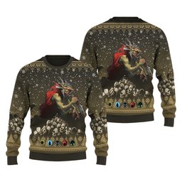 Game Mtg Krenko Mob Boss Ugly Christmas Sweater