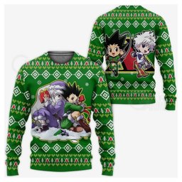 Hunter Hunter Anime Gon Killua Hunter Hunter Anime Gift Fan Ugly Christmas Sweater