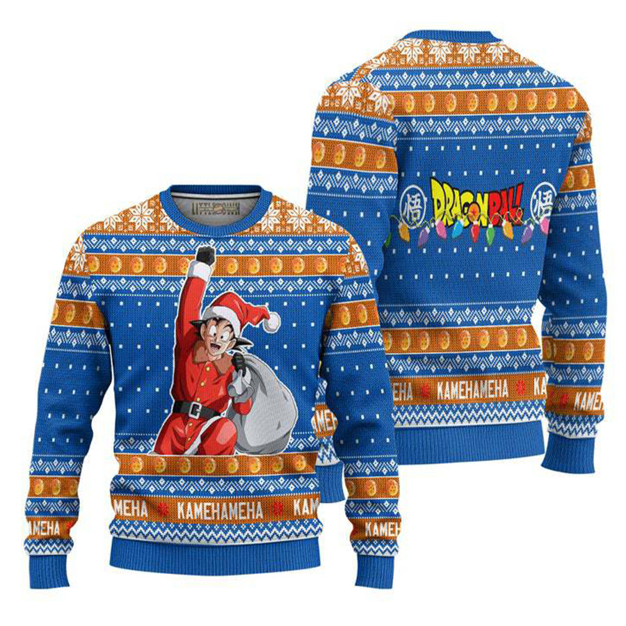 Son Goku Dragon Ball Anime Ugly Christmas Sweater