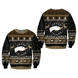 Goose Island Brewery Beer Ugly Christmas Sweater
