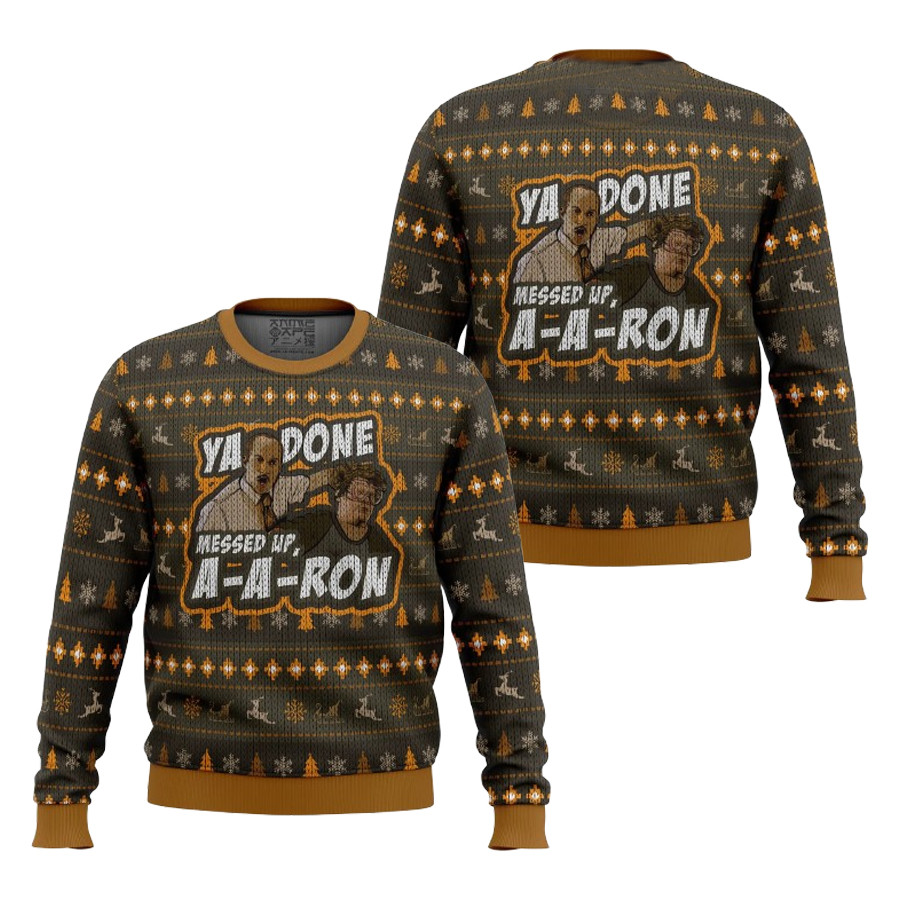 Ya Done Messed Up Aaron Key And Peele Ugly Christmas Sweater