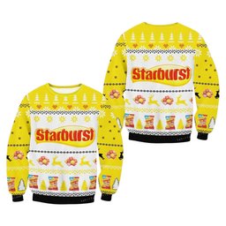 Starburst Candy Chritsmas Ugly Christmas Sweater