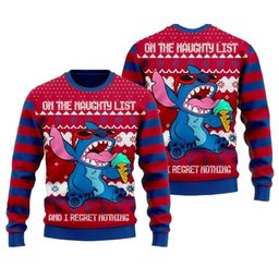 Cute Stitchmas Ice Cream Ugly Christmas Sweater