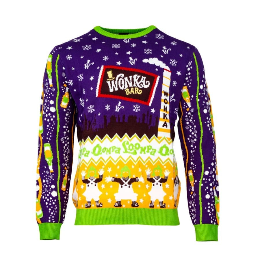 Willy Wonka &amp; the Chocolate Factory Christmas Ugly Sweater
