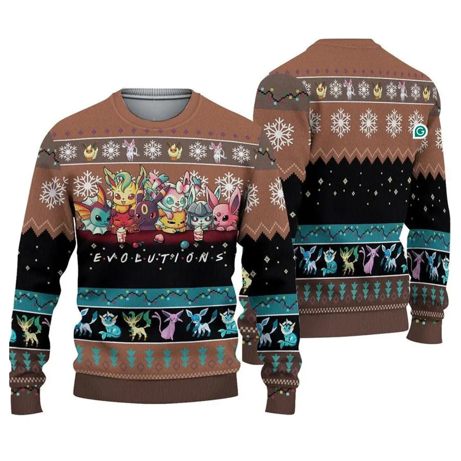 90S Japanese Movie Ugly Christmas Sweater
