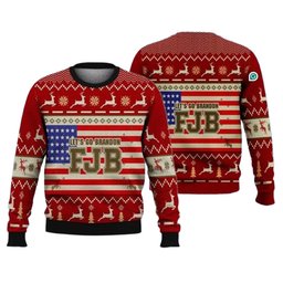 Lets Go Brandon Fjb Ugly Christmas Sweater