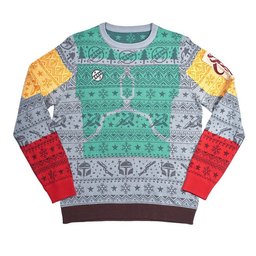 Boba Fett Difuzed Christmas Ugly Sweater