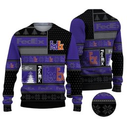 Fedex Logo Ugly Christmas Sweater
