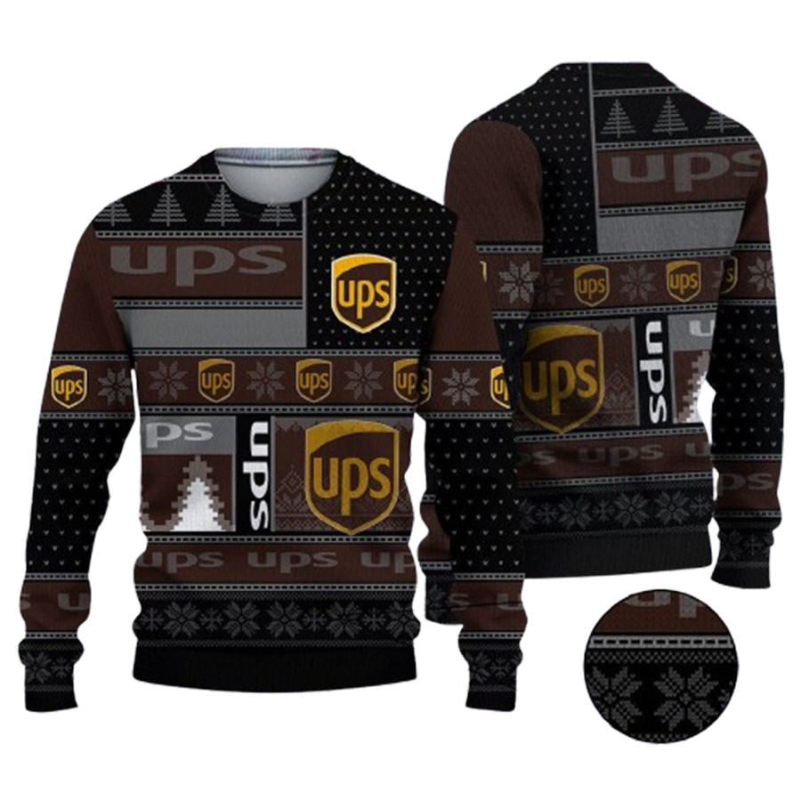 Ups Logo Ugly Christmas Sweater