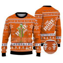 All I Want For Christmas Is Home Depot With Santa Grinch Ugly Christmas Sweater
