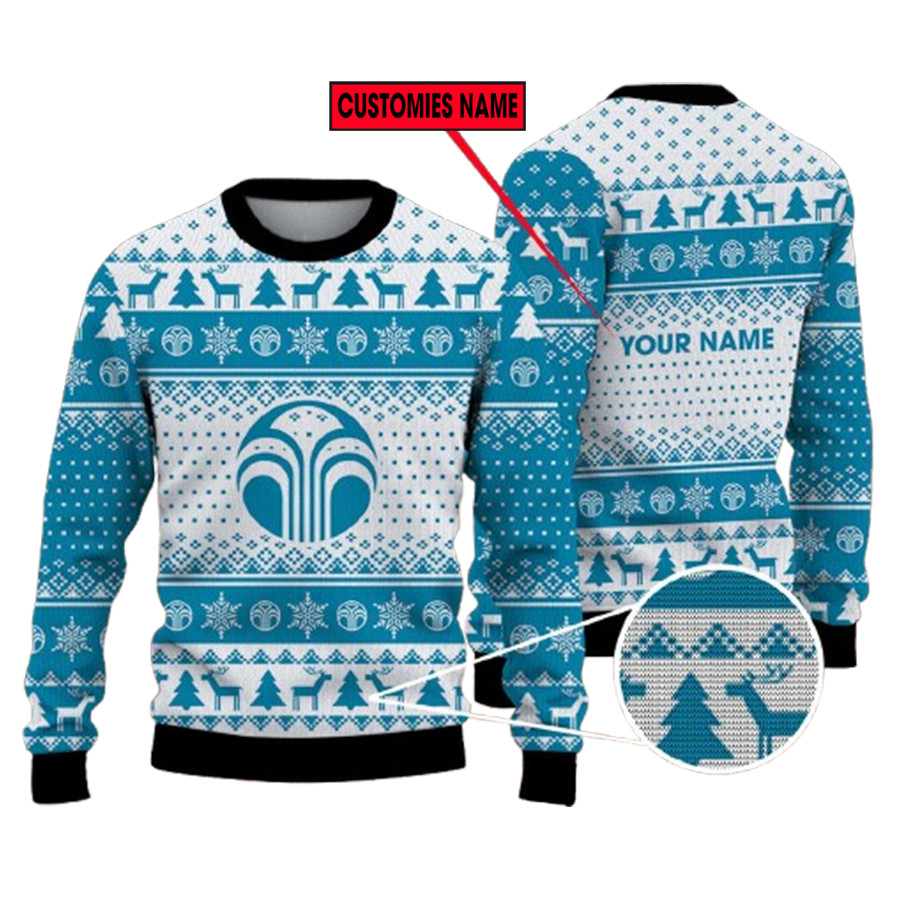 Personalized Nu Skin Logo Ugly Christmas Sweater
