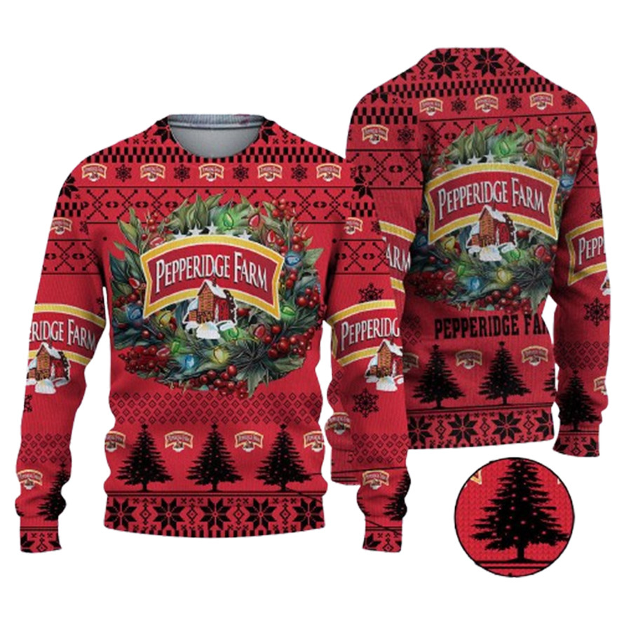 Pepperidge Farm Logo Company Ugly Christmas Sweater