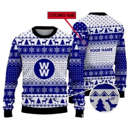 Personalized Ww International Logo Ugly Christmas Sweater