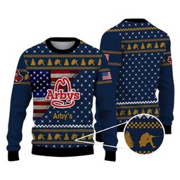 The Arbys Company Hunting Usa Flag Ugly Christmas Sweater