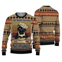 Shut The Fucupcakes Ugly Christmas Sweater