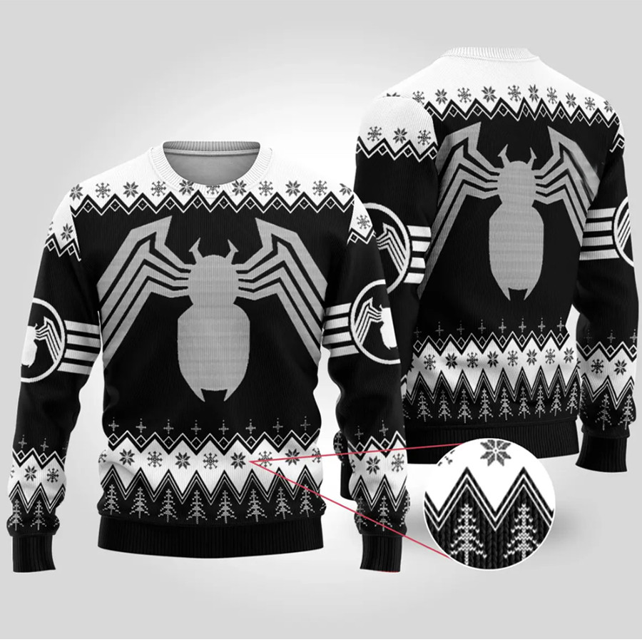 Venom Ugly Eddie Brock Venom Ugly Christmas Sweater