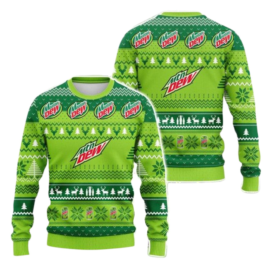 Mtn Dew Ugly Christmas Sweater