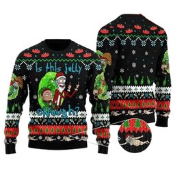 Rick And Morty Merry Schwiftmas Is This Jolly Enough Ugly Christmas Sweater