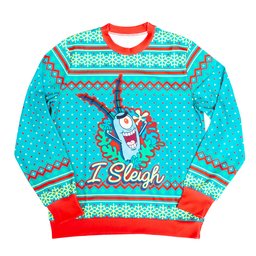 SpongeBob SquarePants Sleigh Ugly Christmas Sweater