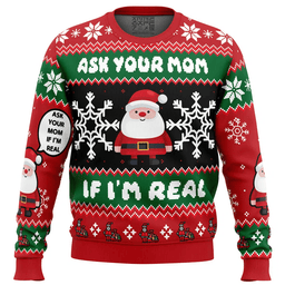 Santa Your Mom Ugly Christmas Sweater