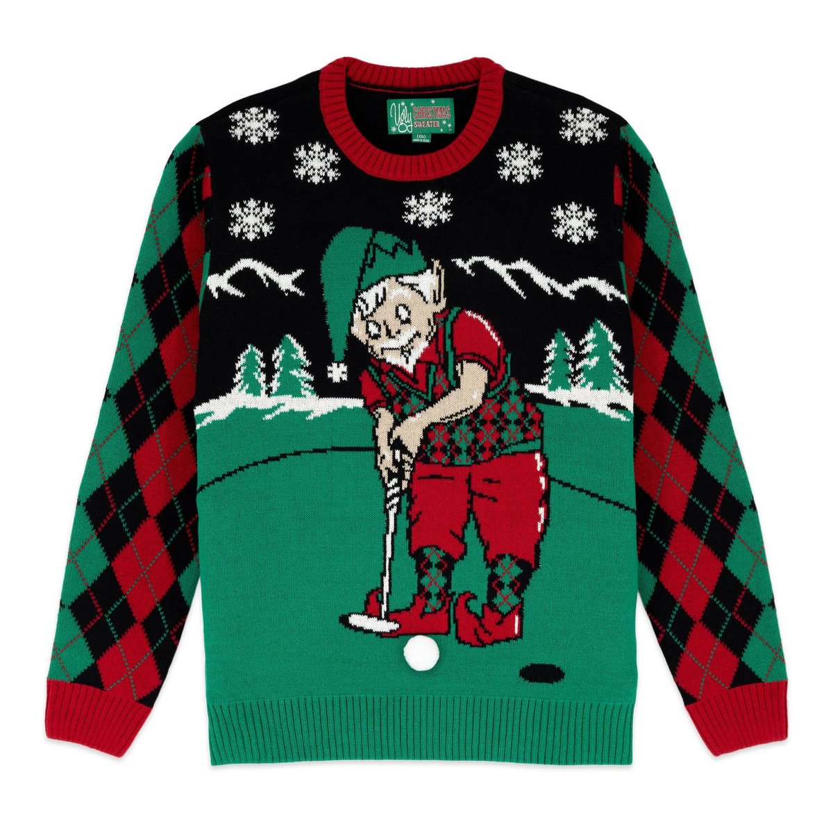 Role Playing Dice D&amp;D Christmas Ugly Sweater Mocha Mousse