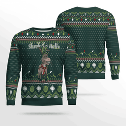 Donkey Shrek the Halls Holiday Ugly Sweater