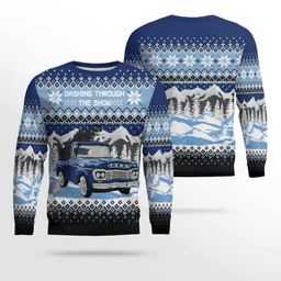 Ford Dashing Through the Snow Ugly Christmas Sweater