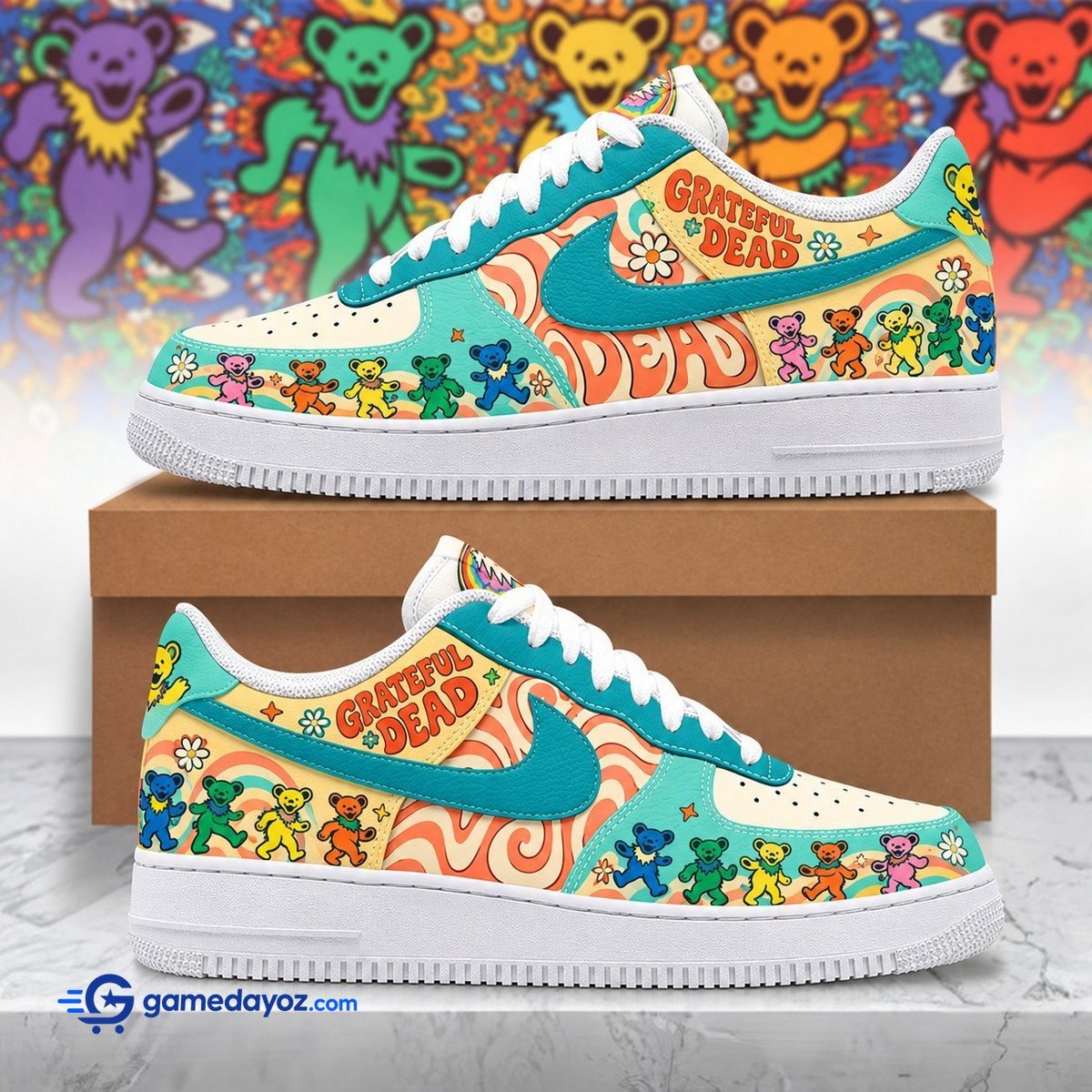 Grateful Dead Air Low Top Shoes For Fans