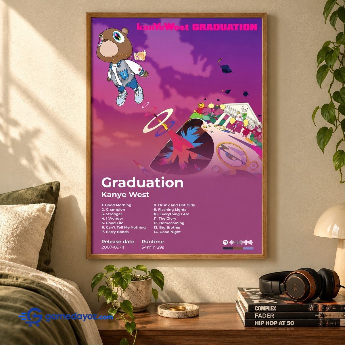 Kanye West Graduation Album Poster