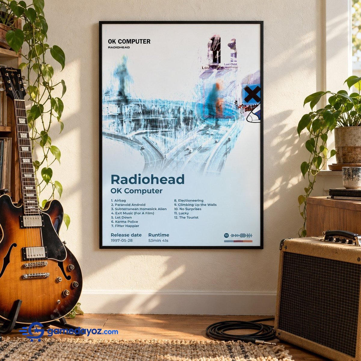 Radiohead OK Computer Album Poster