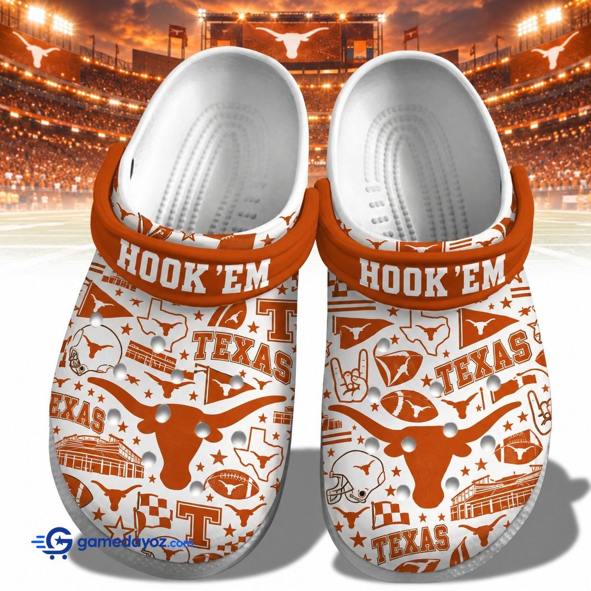 Texas Longhorns Clogs for Men and Women Fans