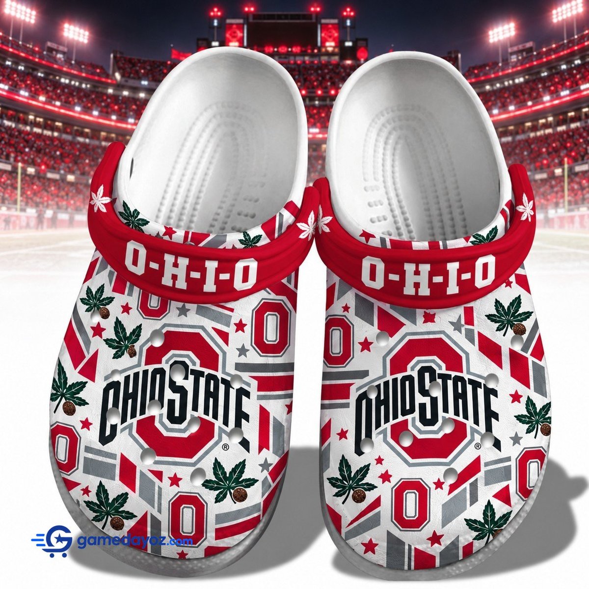 Ohio State Buckeyes Clogs for Men and Women Fans