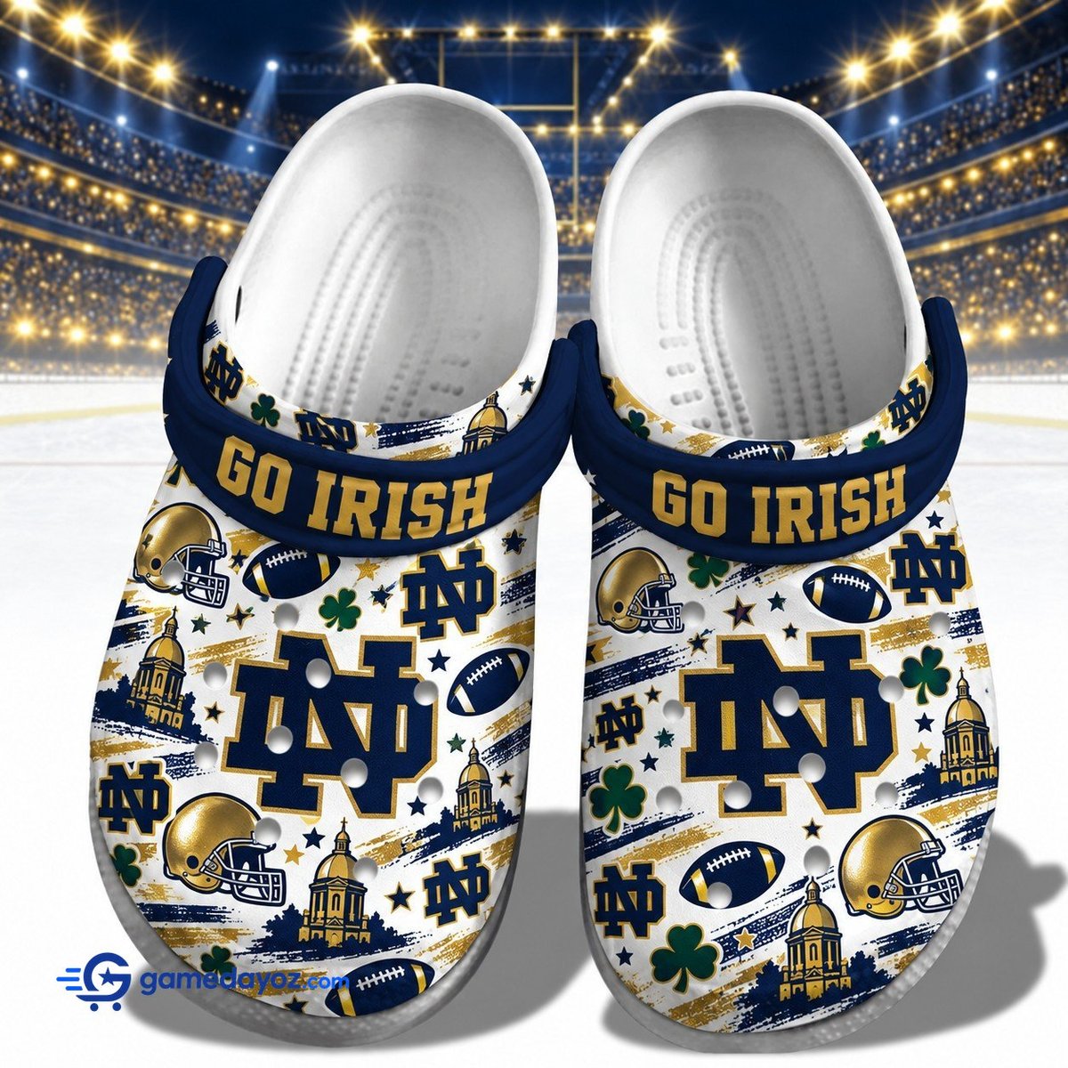 Notre Dame Fighting Irish Clogs for Men and Women Fans