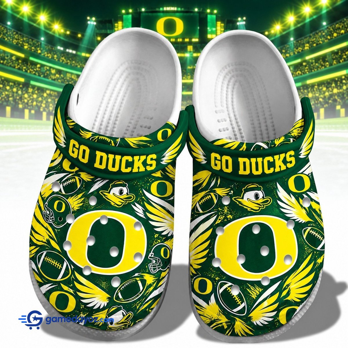 Oregon Ducks Clogs for Men and Women Fans