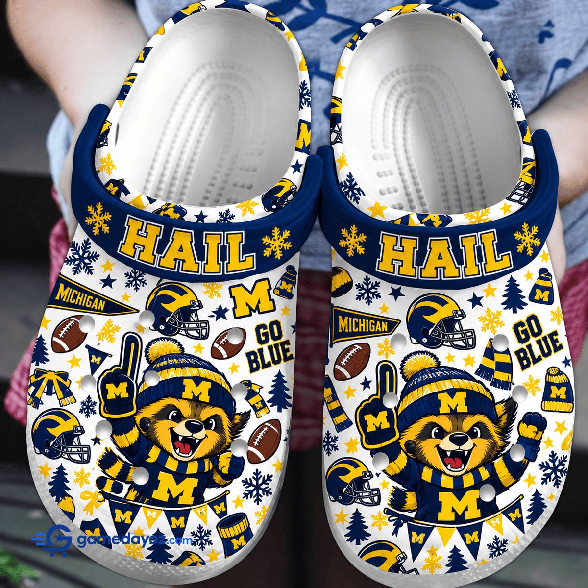 Michigan Wolverines Clogs for Men and Women Fans