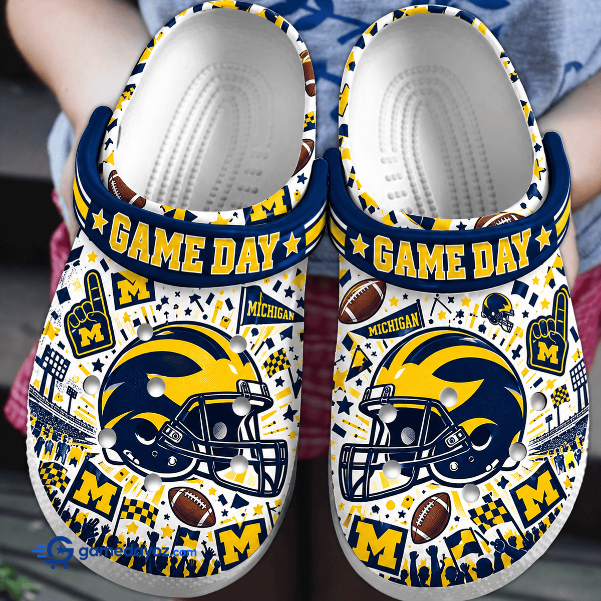 Michigan Wolverines Clogs for Men and Women Fans