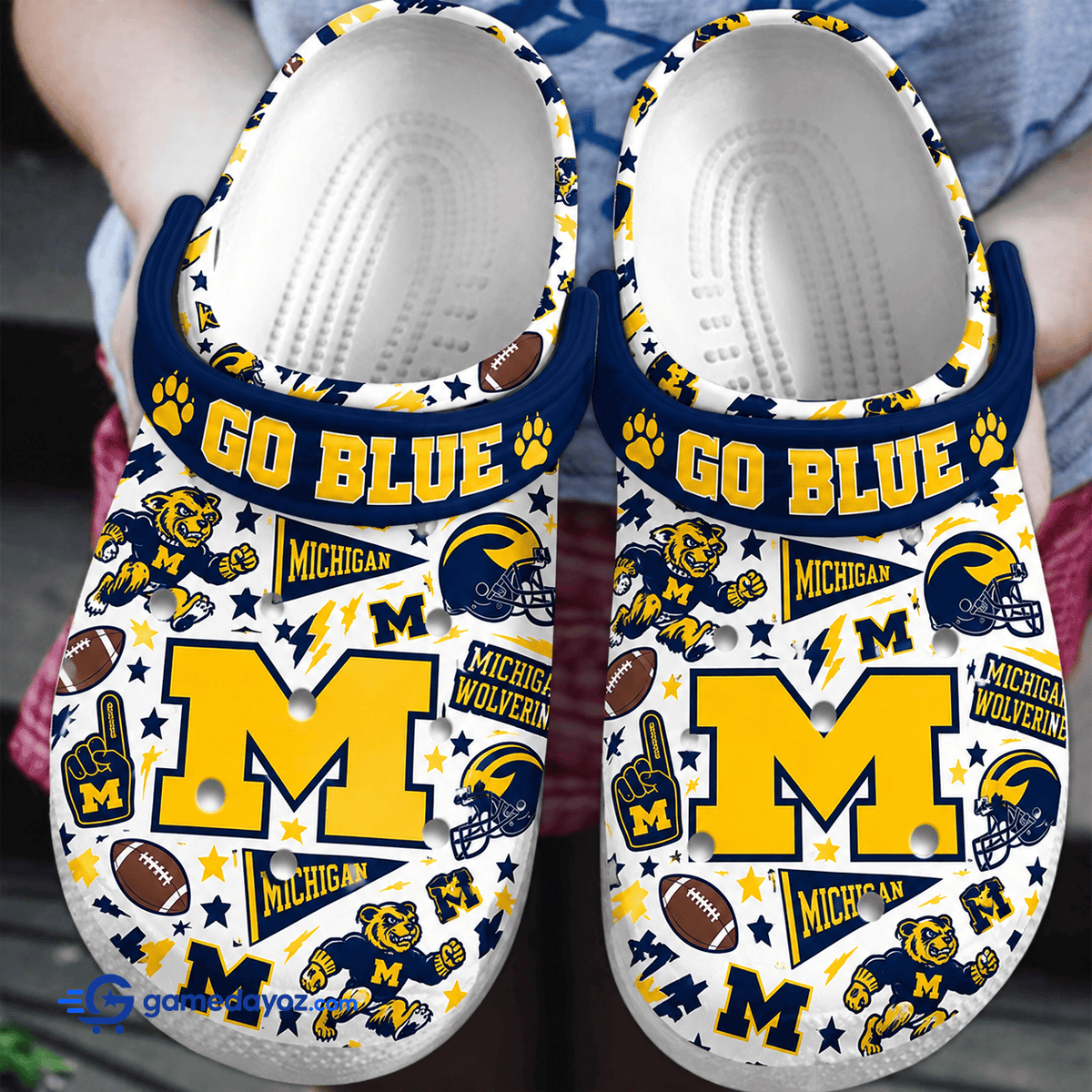Michigan Wolverines Clogs for Men and Women Fans