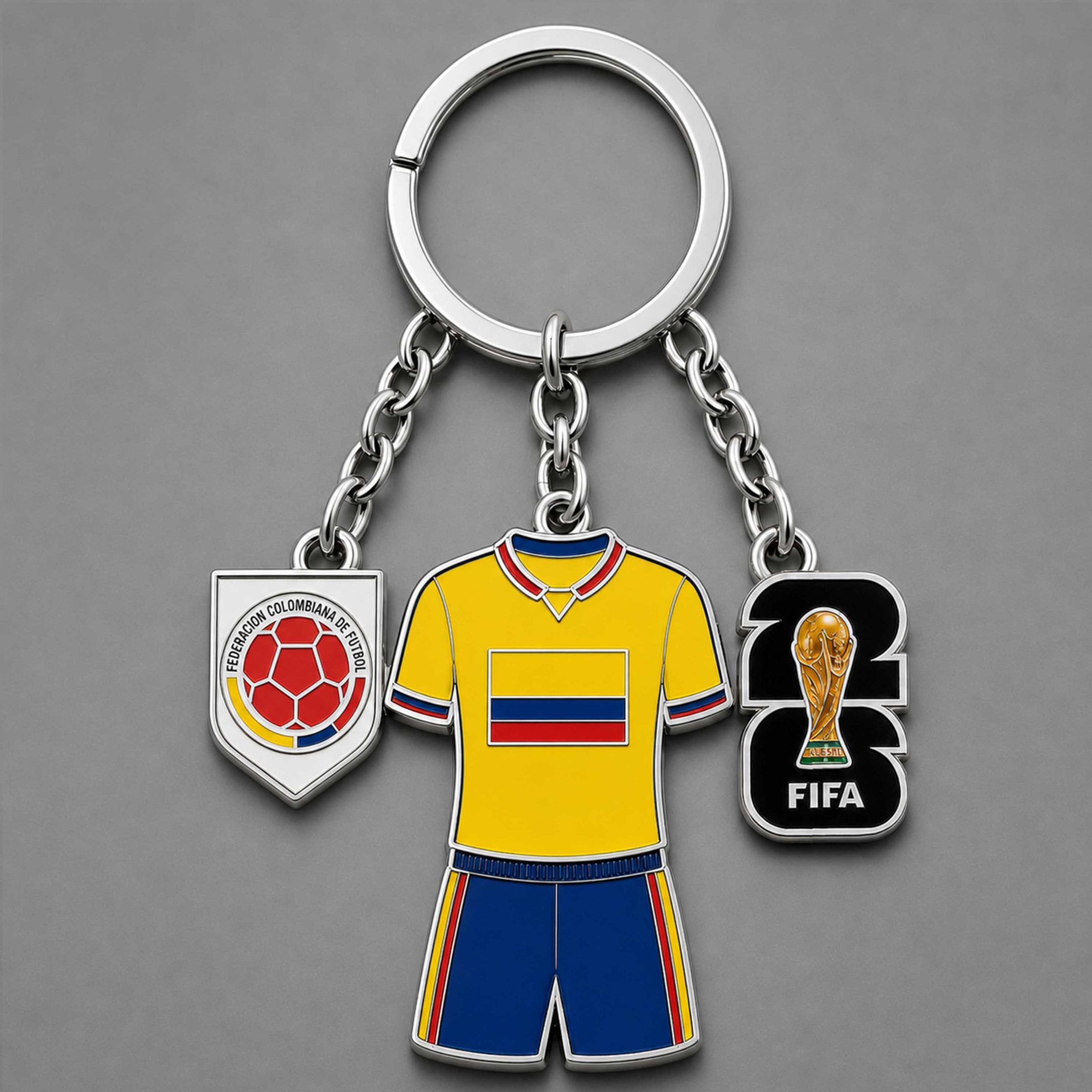 Colombia World Cup 2026 Keychain - Cupgoalwear.com